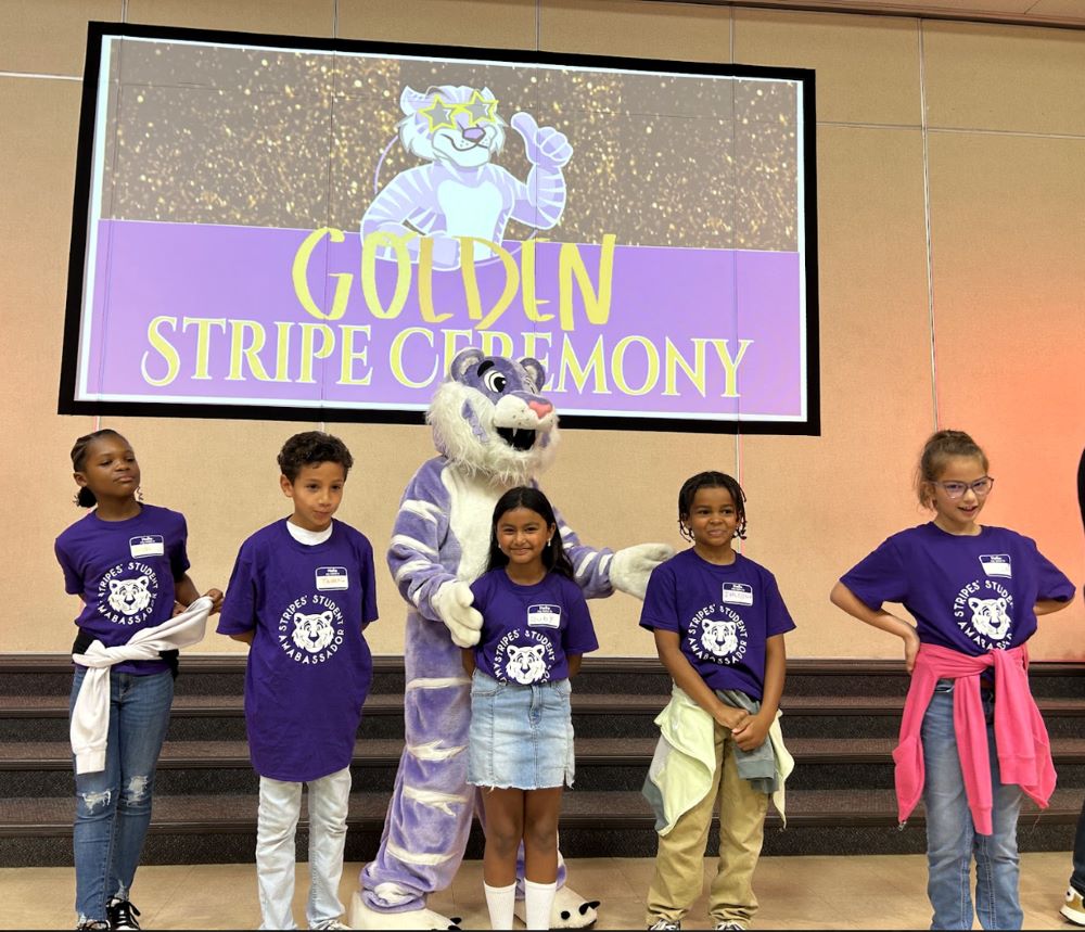 Golden Stripe Ceremony at Pickerington Elementary