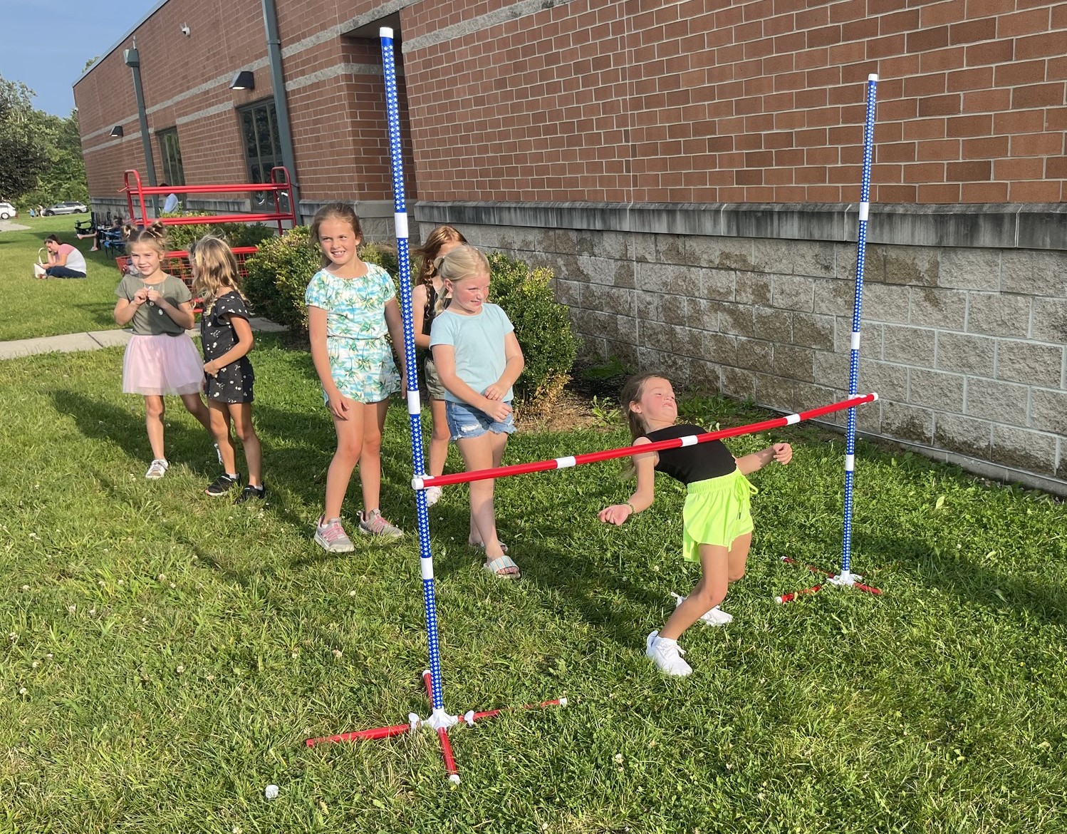 Toll Gate Elementary students playing an outdoor game