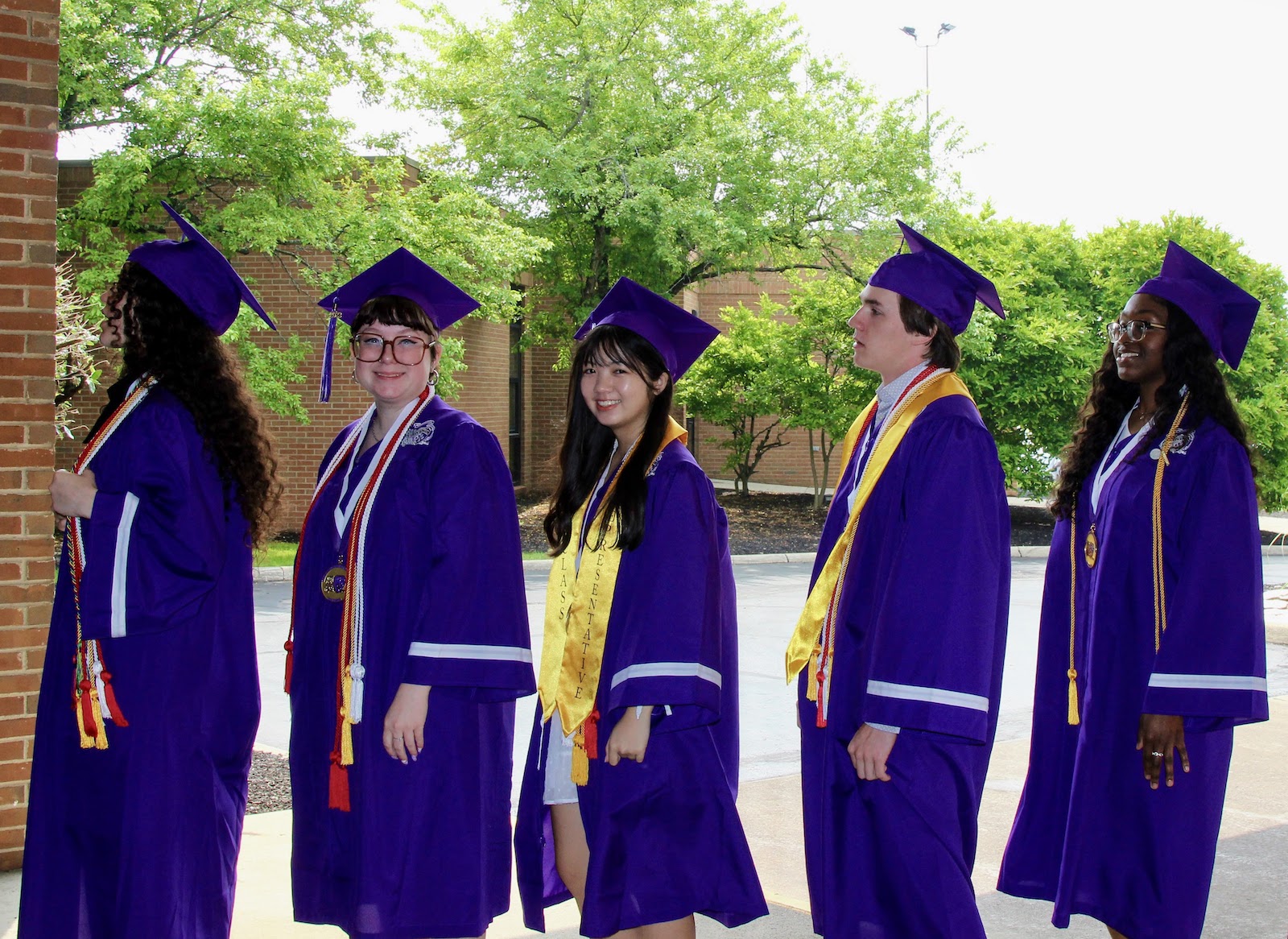 Pickerington Central students at graduation