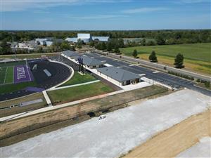 aerial of stadium