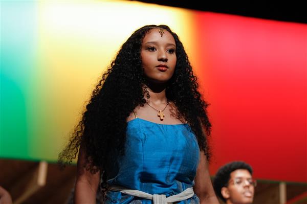 a performer with PHSC's black history month event