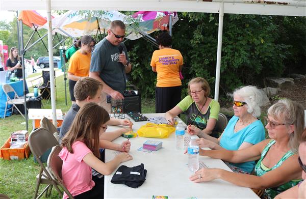 Bingo players at the Family & Community Festival.
